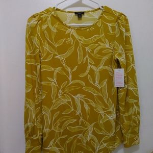 Ann Taylor wrinkle free office top fall Xxsp